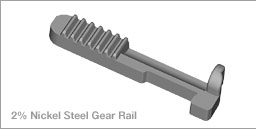 2% Nickel Steel Gear Rail